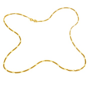 9ct Gold 3.3g 18 inch Figaro Chain